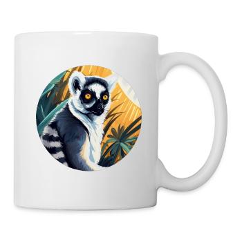 Lémurien - Mug blanc - blanc - Droite