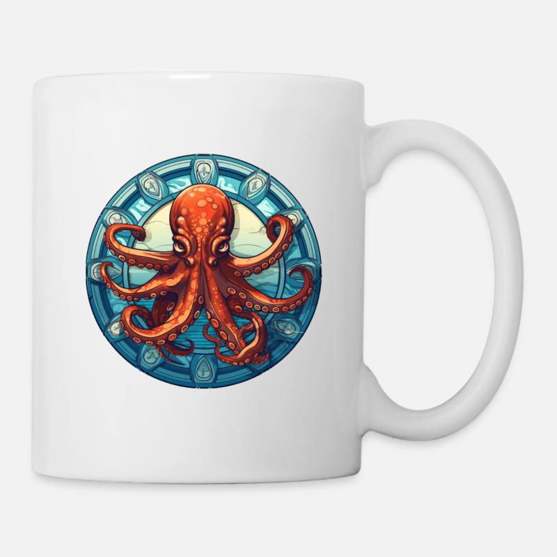 Kraken - Tasse - Weiß
