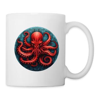 Octopus - Tasse - Weiß - Rechts