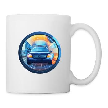 Police - Mug blanc - blanc - Droite