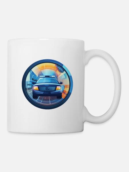 Polizei - Tasse - Weiß