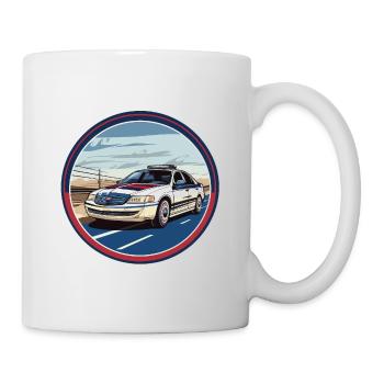 Police - Mug blanc - blanc - Droite