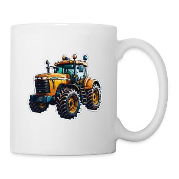 Tracteur - Mug blanc - blanc - Droite