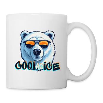 Cooler Eisbär - Tasse - Weiß - Rechts