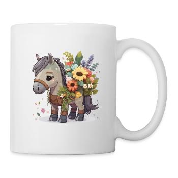 Beauté épanouie - Mug blanc - blanc - Droite