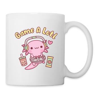 Jeu de jeu de joueur Axolotl mignon Un jeu de mots amusant - Mug blanc - blanc - Droite