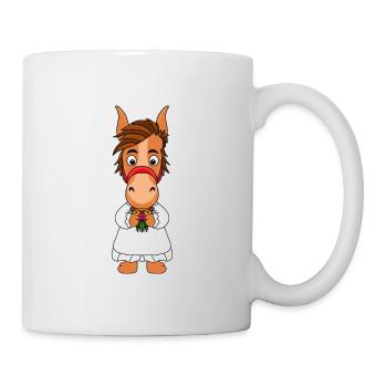 PONY - PFERD - BRAUT - Tasse - Weiß - Rechts