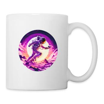 Beautiful Astronaut Sunset Design - Mug - white - Right