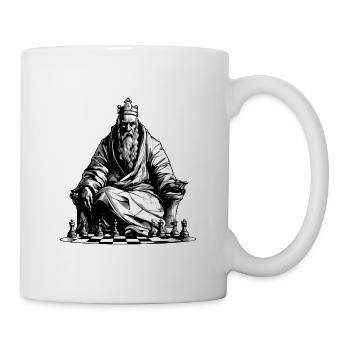Le roi des échecs n°3 - Mug blanc - blanc - Droite