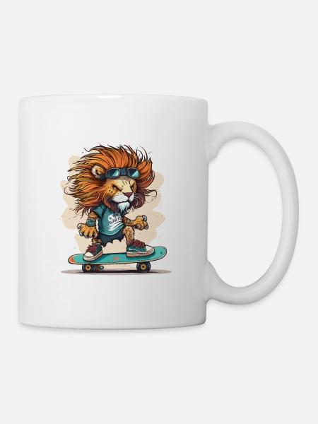Lions-Rampe - Tasse - Weiß