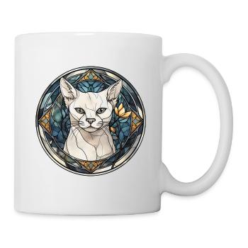 Burmilla Cat Race Aquarelle Verre - Mug blanc - blanc - Droite