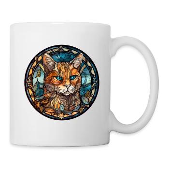 Havana Brown Cat Breed Aquarelle Verre - Mug blanc - blanc - Droite
