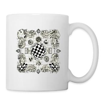 Echiquier Alien n°3 - Mug blanc - blanc - Droite