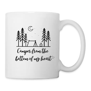 Camper du fond de mon cœur Camper von Herz - Mug blanc - blanc - Droite