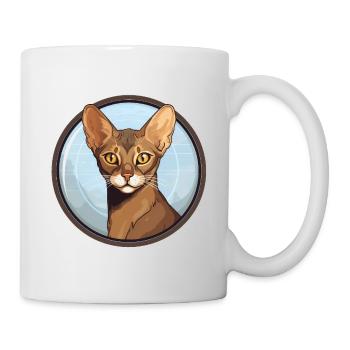 Chat abyssin - Mug blanc - blanc - Droite