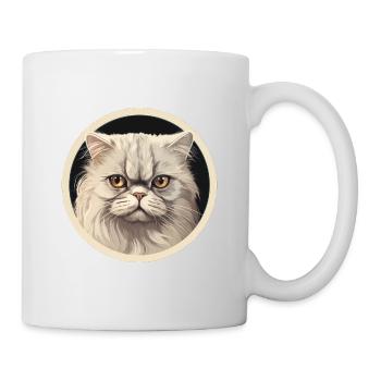 Perserkatze - Tasse - Weiß - Rechts