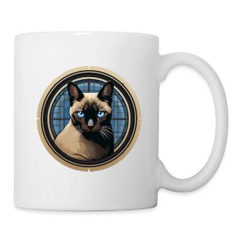 Siamese cat - Mug - white - Right