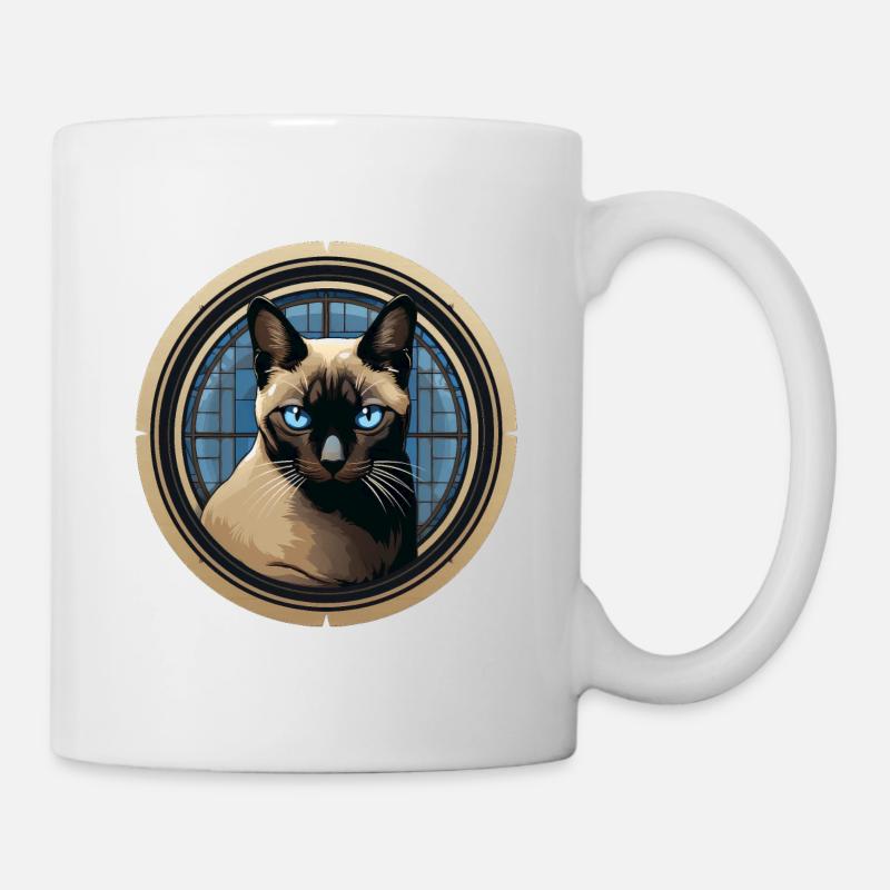 Siamkatze - Tasse - Weiß