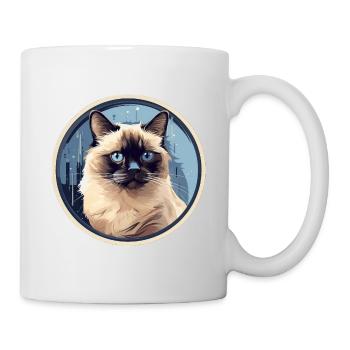 Burmese Cat - Mug - white - Right