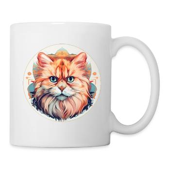 Perserkatze - Tasse - Weiß - Rechts