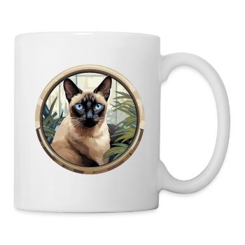 Siamese cat - Mug - white - Right
