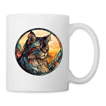 Laperm Cat Breed Aquarelle Verre - Mug blanc - blanc - Droite