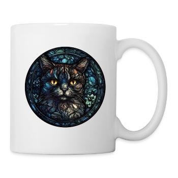 Pixie bob Cat Breed Watercolor Glass - Mug - white - Right
