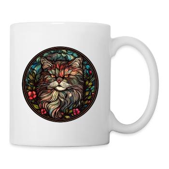 Ragamuffin Cat Breed Aquarelle Verre - Mug blanc - blanc - Droite