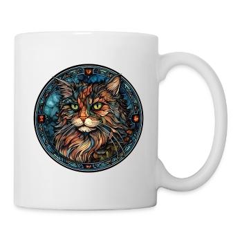 Ragamuffin Cat Breed Aquarelle Verre - Mug blanc - blanc - Droite