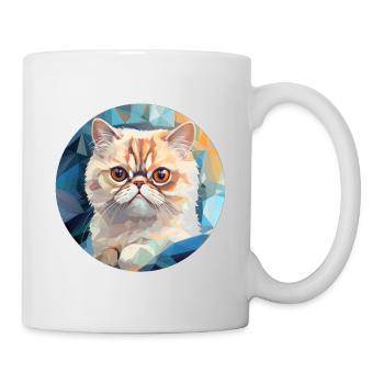 Exotische Kurzhaarkatze - Tasse - Weiß - Rechts