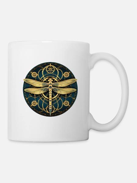 Libellule - Mug blanc - blanc