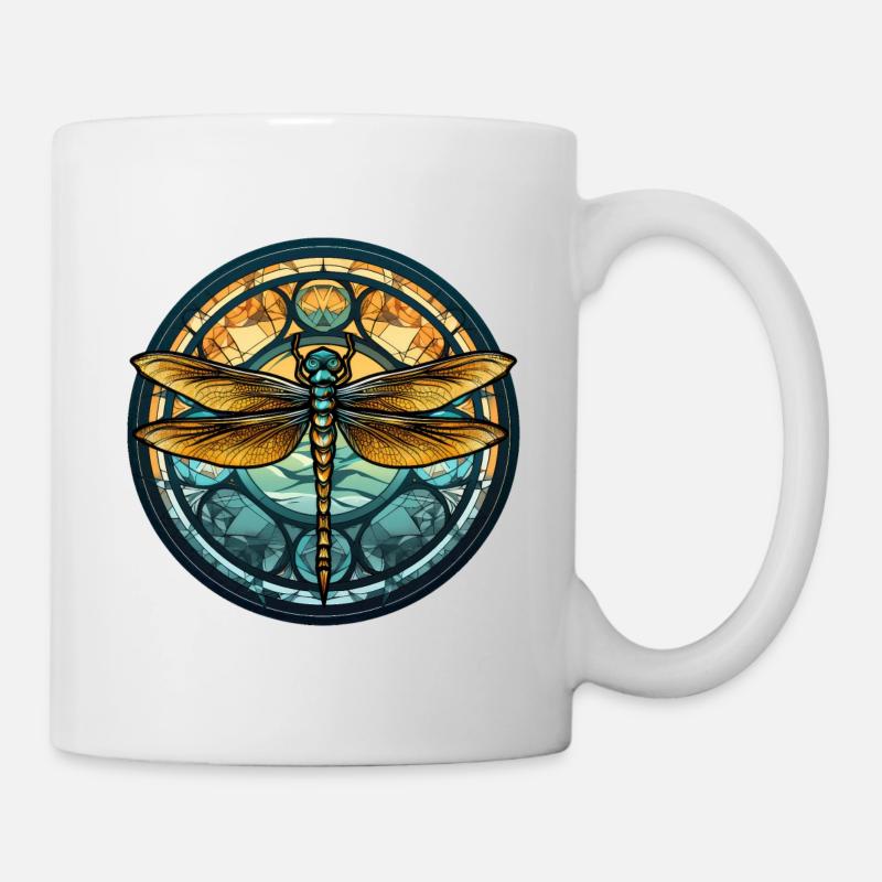 Dragonfly - Mug - white