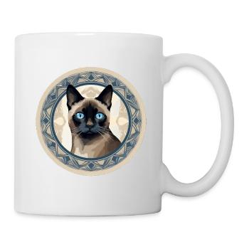 Siamese cat - Mug - white - Right