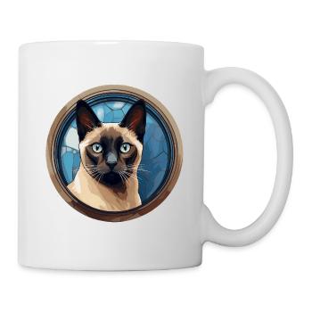 Siamese cat - Mug - white - Right