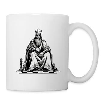 King Philip on his throne - Mug - white - Right