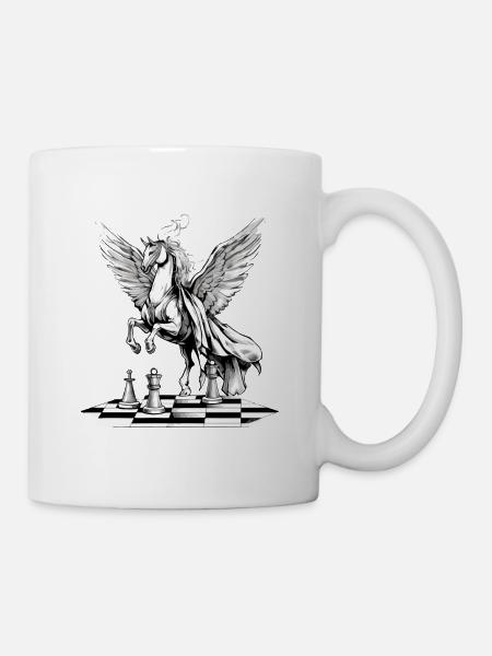 Zeo Das geflügelte Pferd - Tasse - Weiß