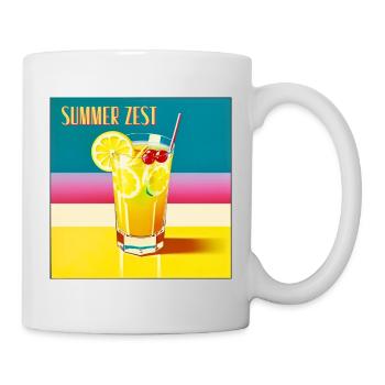 Sommerlust - Tasse - Weiß - Rechts