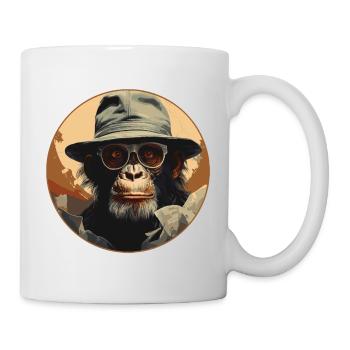 Singe Sérieux #1 - Mug blanc - blanc - Droite