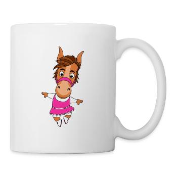 PFERD - TÄNZERIN - Tasse - Weiß - Rechts
