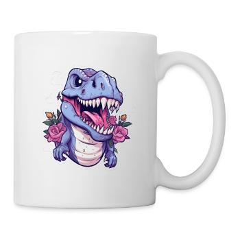 T Rex Dinosaur - Mug - white - Right
