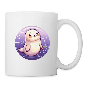 Sceau Kawaii - Mug blanc - blanc - Droite