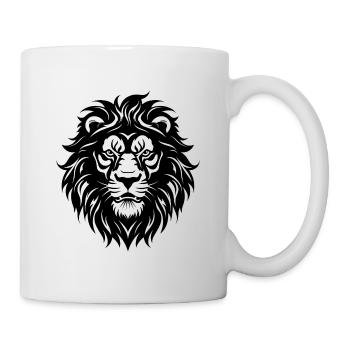 Lion Afrique Animal Motif Wildlife Animal Safari Vacances - Mug blanc - blanc - Droite