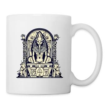 Die Göttin Sphynx - Tasse - Weiß - Rechts