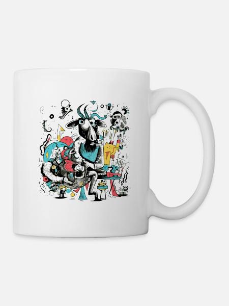 The art bull - Mug - white