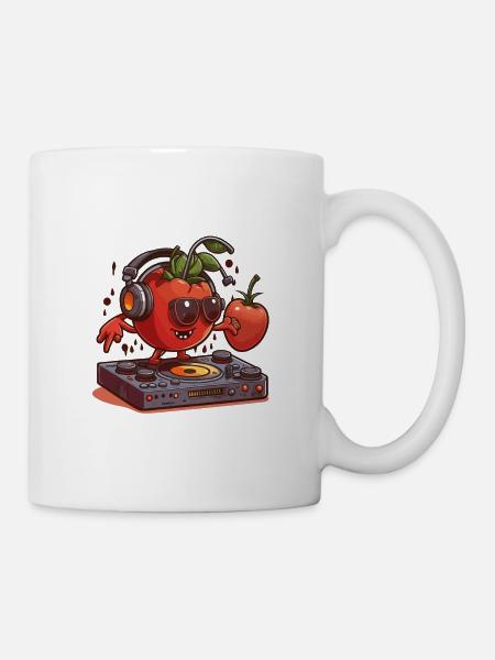 Tomaten drehen auf - Tasse - Weiß