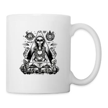 Zim the alien pharaoh - Mug - white - Right