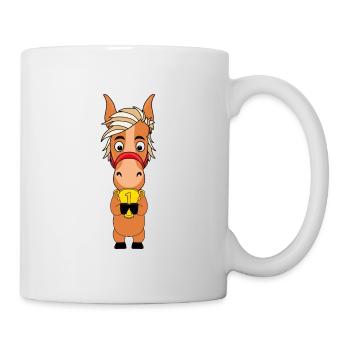 PFERD - PONY - POKAL - Tasse - Weiß - Rechts