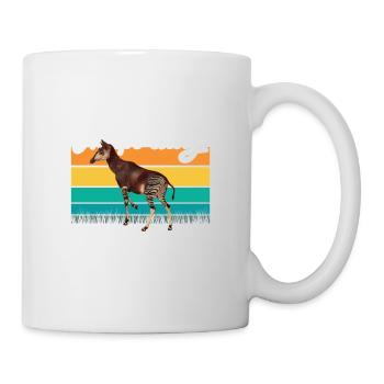 Nature d'okapi à l'état pur - Mug blanc - blanc - Droite