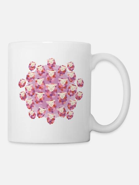 Compter les moutons chauds - Mug blanc - blanc