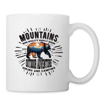 Bear Mountains Camping Mountain Hiking Nature Hiking - Mug - white - Right